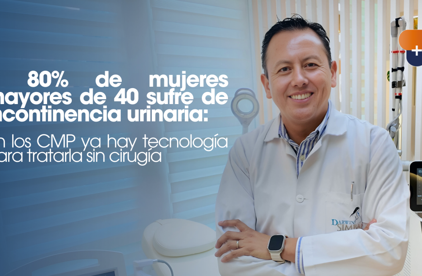 El 80% de mujeres mayores de 40 sufre de incontinencia urinaria: en los CMP ya hay tecnología para tratarla sin cirugía
